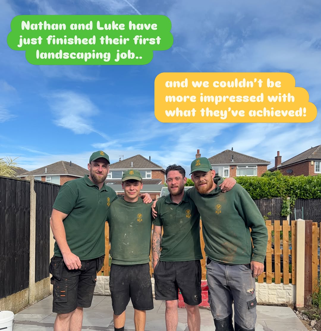 12 months into their landscaping careers and they’re now running their own jobs from start to finish