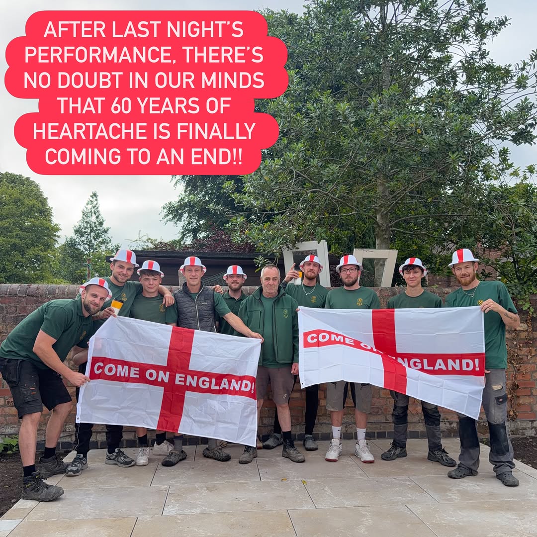 NLS believe 💭 ⚽️ #football #worldcup #Nottingham #landscaping #itscominghome